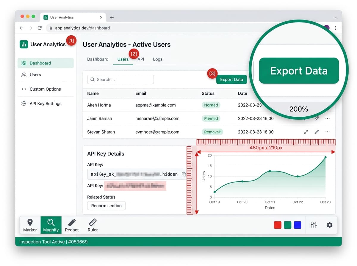 Screenshot annotation tools